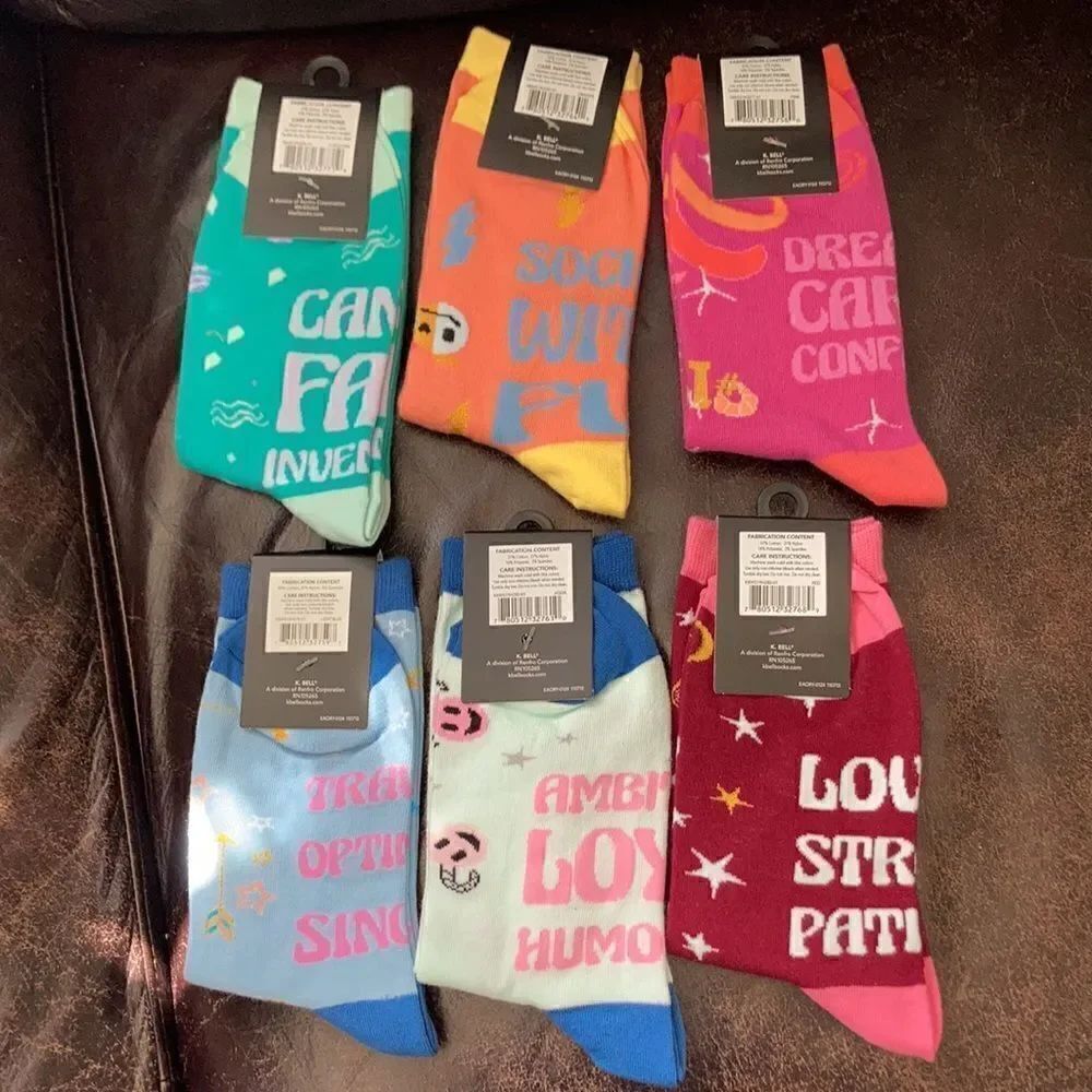 K. Bell Horoscope Signs Single Pairs Socks - Picture 2 of 10
